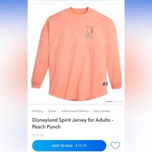 Disneyland Spirit Jersey Peach Punch